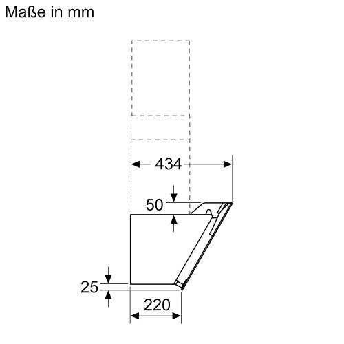 Bosch DWK 67 EM 60 Dunsthaube 669 m³/h